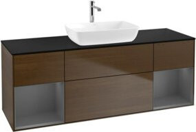V&B Waschtischunterschrank Finion in Walnuss, Breite: 160 cm, Tiefe: 50,1 cm, Höhe: nicht angegeben - Bild 1