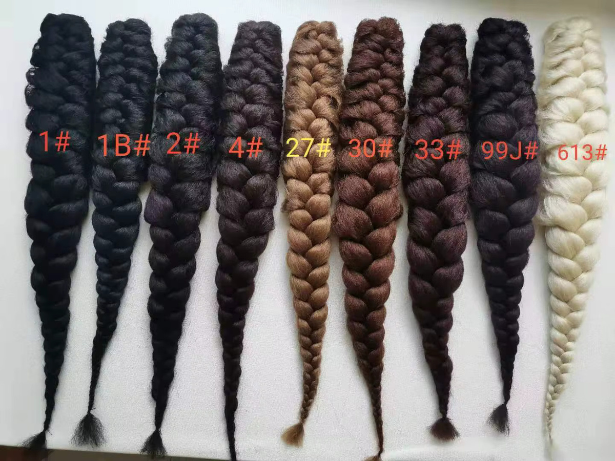 Blice Afro Perücke, synthetisch, schwarz, 76 cm - Bild 2
