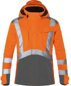 Kübler Hardshelljacke REFLECTIQ PSA 2 in Warnorange/Anthrazit Größe XS - Bild 1