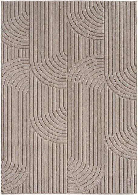 Ayyildiz Kurzflorteppich Helix Beige B/H/T: 140 x 200 x 0,7 cm - Bild 1