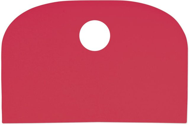Schneider Teigschaber Schlesinger in Rot, Länge: 14,8 cm, Breite: 9,9 cm - Bild 1