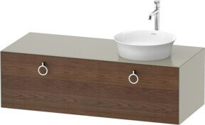 Duravit Waschtischunterschrank White Tulip in Weiß matt, B/T: 130 x 55 cm - Bild 1