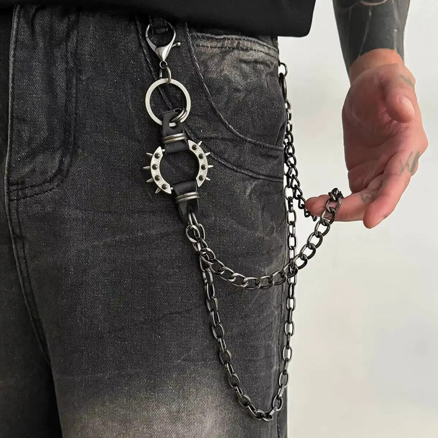 KunJoe Hosenkette, Metall, Silber, Herren - Bild 2
