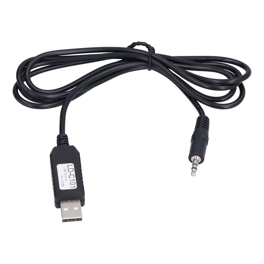 ICOM USB-CI-V-Kabel in Schwarz zur Synchronisierung von Signalsignalen und Daten für Kurzwellenradios - Bild 2