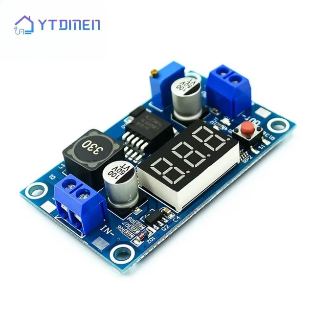 XL6009 Einstellbares DC-DC Boost-Modul Step-Up-Stromversorgungsmodul mit Digitalanzeige Blau - Bild 1