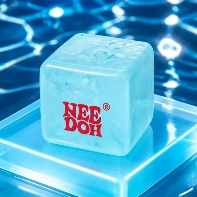 Schylling Needoh Nice Cube Squishy Stressball, leuchtet im Dunkeln - Bild 1