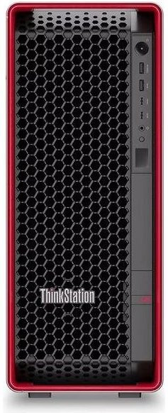 Lenovo ThinkStation P8 Workstation Tower mit AMD Ryzen Threadripper PRO 9945WX, 64GB RAM, 1TB SSD, Schwarz/Rot/Black - Bild 1