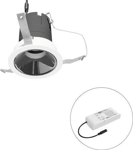 EVN LED-Deckenstrahler F01R11SM0630L55D in Weiß, rund und verstellbar - Bild 1