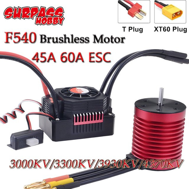 SURPASSHOBBY Wasserdichte Combo F540 Bürstenloser Motor, ESC, für 1/10 RC Auto - Bild 1
