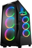 Sharkoon REV300 ATX Tower-Gehäuse in Schwarz mit USB-C - Bild 1