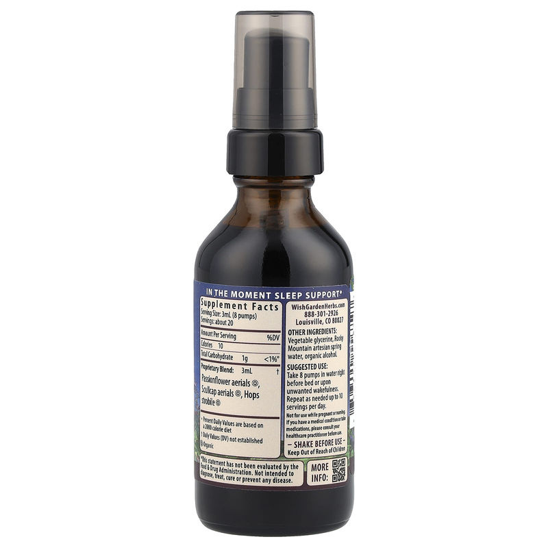 WishGarden Herbs Sleepy Nights & Fresh Morning Kräutermischung in der braunen Glasflasche, 59 ml - Bild 2