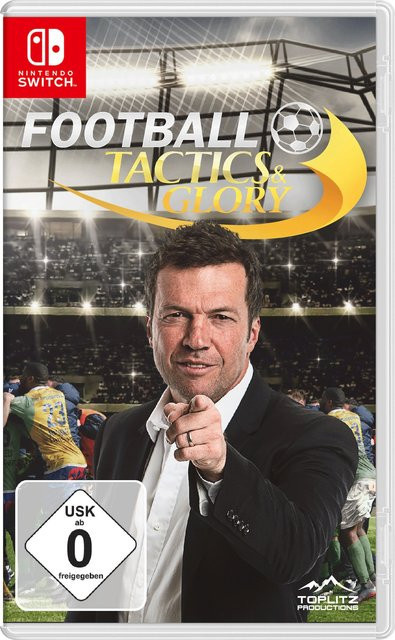 Football, Tactics & Glory für Nintendo Switch von Toplitz Productions mit Lothar Matthäus - Bild 1