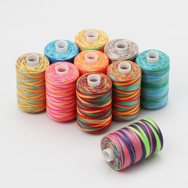 10er Set Nähgarn 402 in Multicolour für Handarbeit und DIY-Nähen - Bild 2
