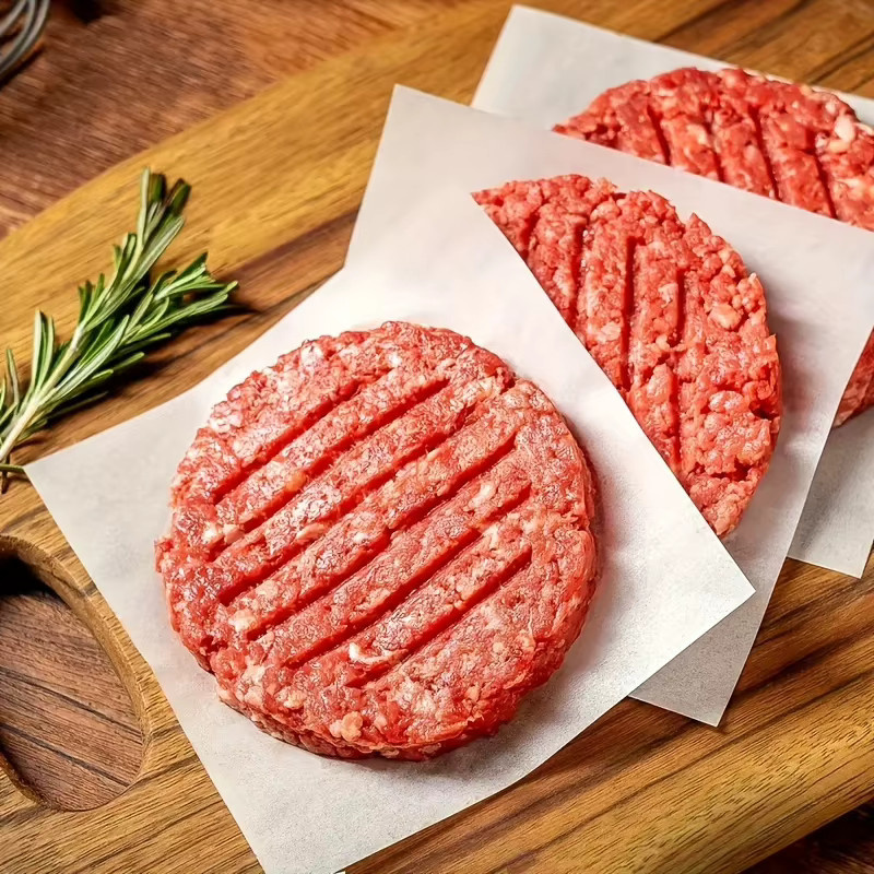 100 Stück antihaftbeschichtetes Backpapier in Weiß zum Aufbewahren von Hamburgern, Keksen und Lebensmitteln - Bild 3