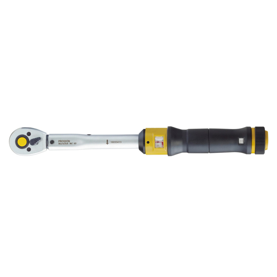 Proxxon MicroClick Drehmomentschlüssel MC 60 in Silber mit 3/8 Zoll Antrieb für 12 - 60 Nm - Bild 2