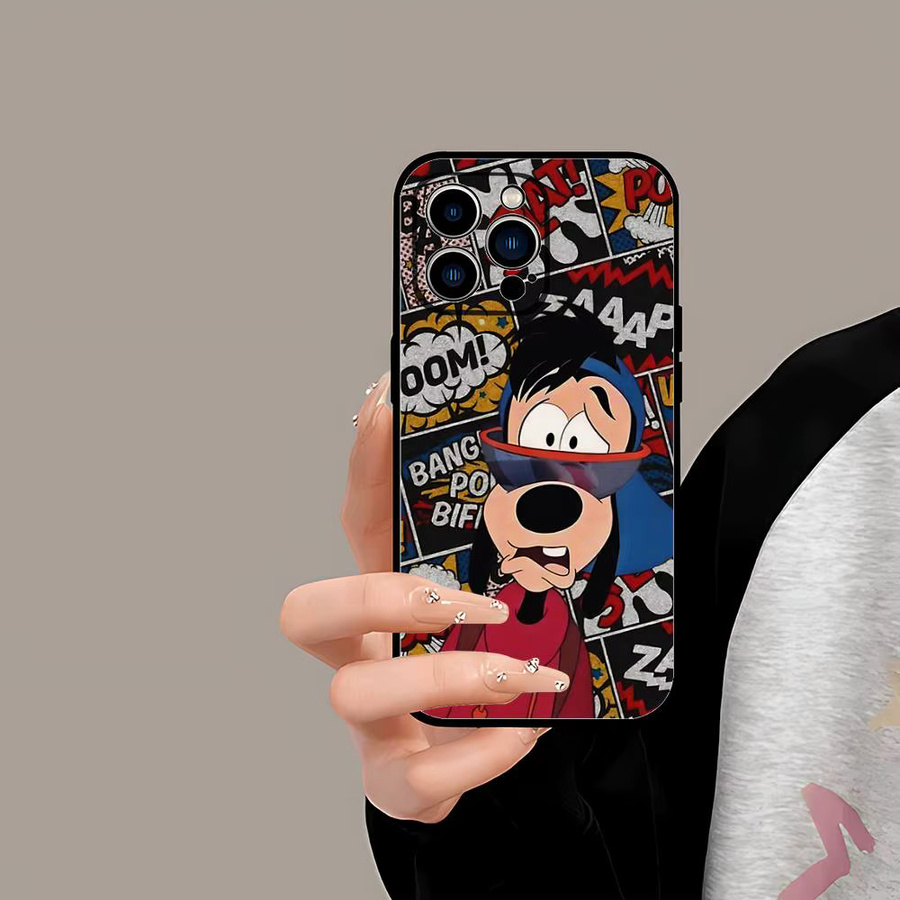 Mesuca Handyhülle Goofy Film Design für iPhone 17 16 15 14 13 12 11 Pro Max Plus X XR XS Max und Mini in Multicolour - Bild 4