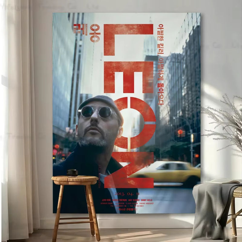 Leon Anime Wandbehang Classic Movie Tapestry zur Dekoration für dein Zuhause - Bild 4