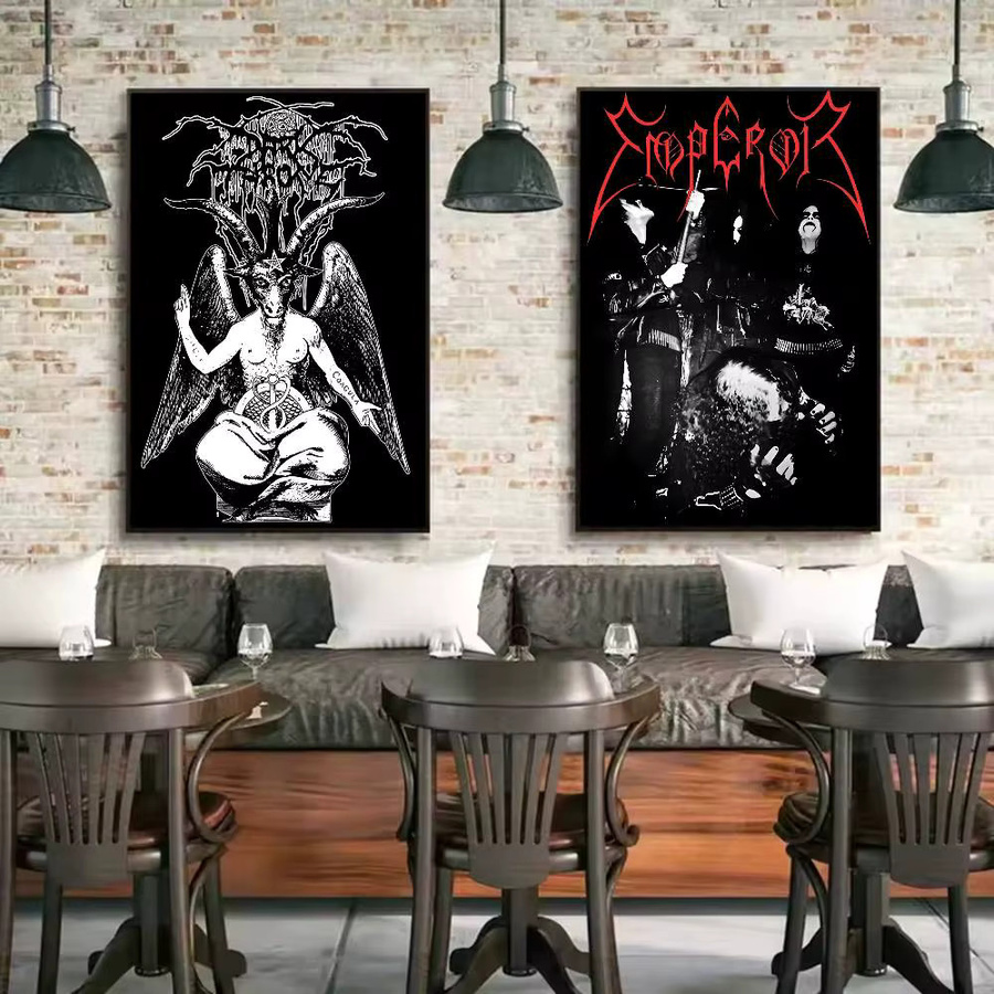 Darkthrone Classic Poster Wanddeko in Schwarz-Weiß für dein Zuhause - Bild 5