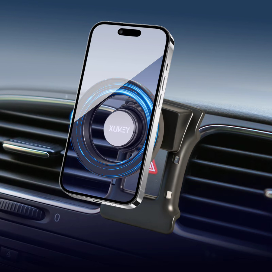 Magnetische Smartphone-Halterung für VW Golf Mk6 GTI (2010-2014), verstellbare mobile Handyhalterung in Schwarz - Bild 5
