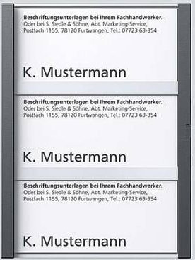 Siedle Montagezubehör für Türsprechanlagen in Grau - Bild 1