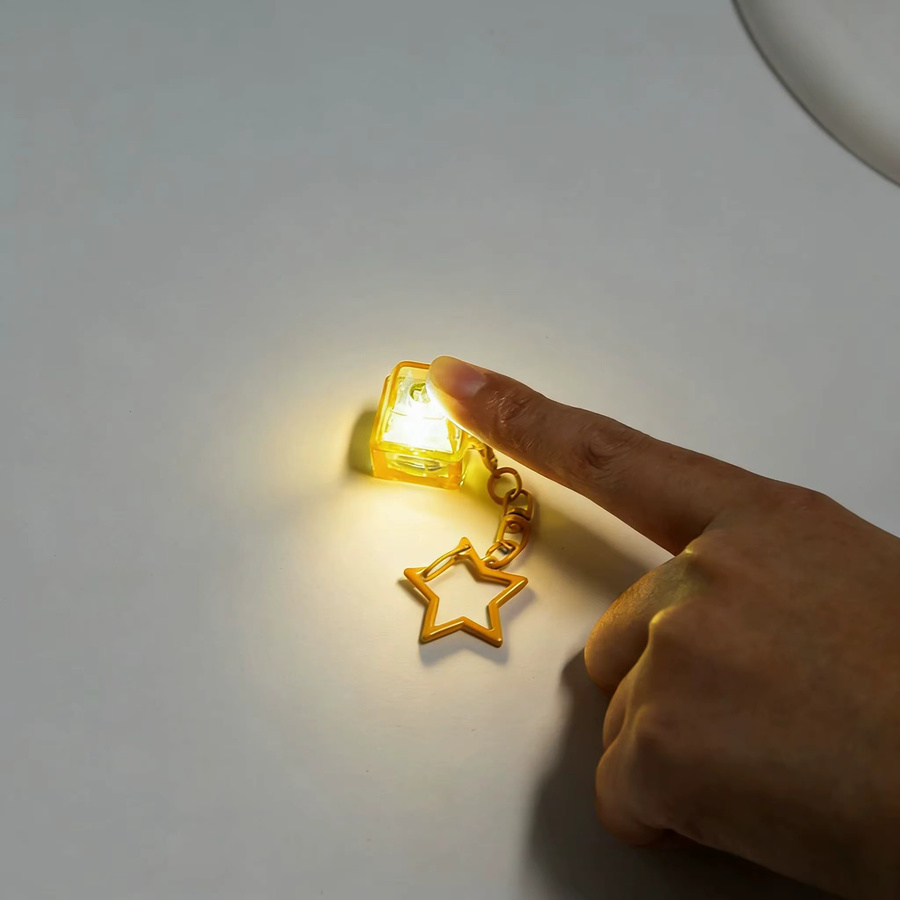 soulbao Pentagramm-Anhänger, mechanischer Tastaturschalter, Schlüsselanhänger, Fingerspielzeug - Bild 2