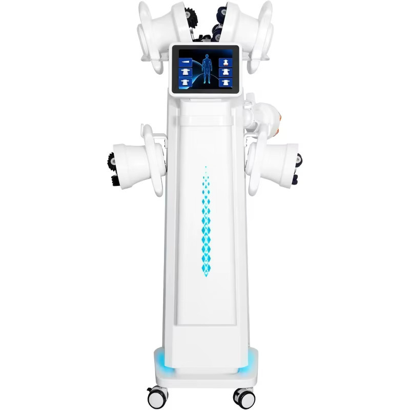 360° Roller-Körpermassagegerät mit Rotlichttherapie, Weiß, Unisex - Bild 4