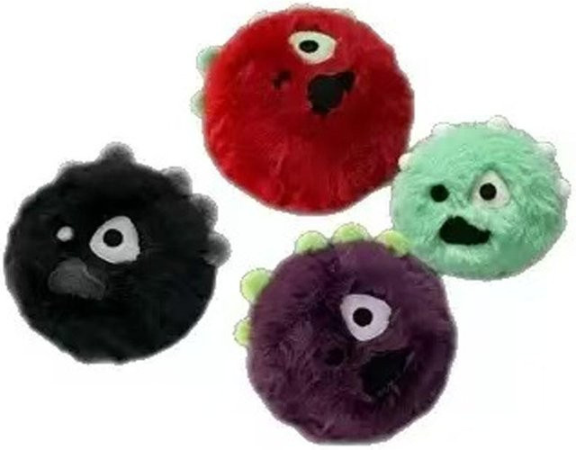 Anhänger Plüschball, Bunt, Unisex - Bild 1