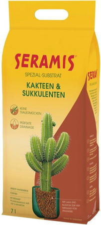 Seramis Spezial-Substrat für Kakteen und Sukkulenten mit Lava und Blähton, 7 kg