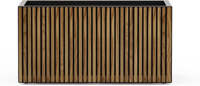 Herstera Garden Pflanzkübel Deco Planter M Schwarz/Natur, B/T/H: 50 x 100 x 50 cm - Bild 1