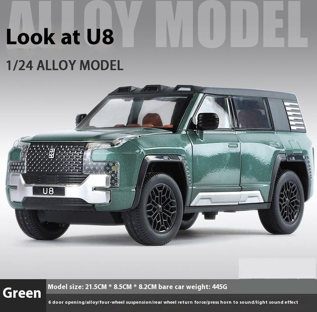 Linyi toy car Byd Look Upat U8 SUV, Druckgussmodell, 1:24, mit Licht und Sound, ab 14 Jahren - Bild 1