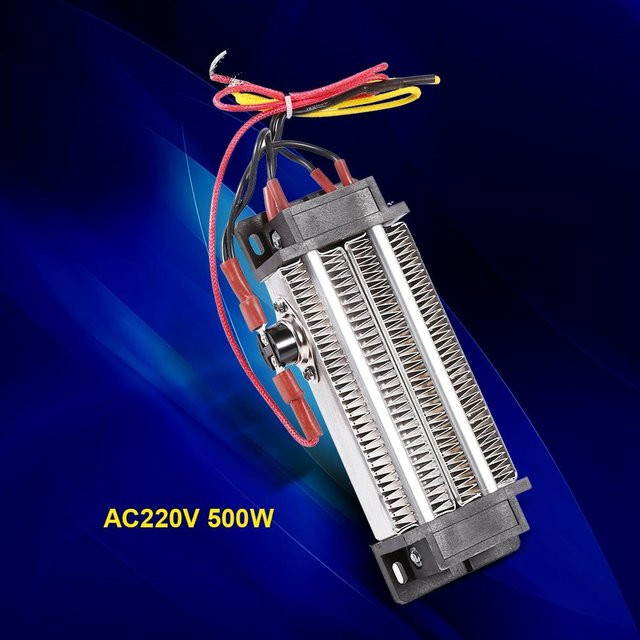 mfySpace Elektrisches Keramik PTC Heizelement, 500W, 220V, Schwarz - Bild 1