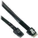 InLine Slim SAS Kabel SFF-8654 zu Mini SAS SFF-8087, 12Gb/s, Schwarz, Länge: 1 m - Bild 1