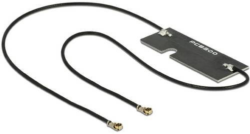 Delock 89569 Dual-Band WLAN Antenne 2.4GHz in Schwarz - Bild 1