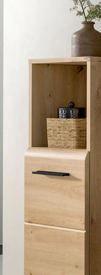 Badezimmer Kommode Cover in Eiche, Farbe Braun, Breite: 110 cm, Tiefe: 30 cm - Bild 2