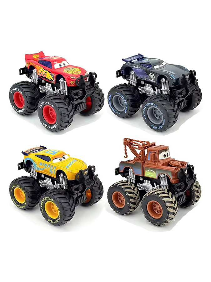 TAKARA TOMY Disney Pixar Cars 2 Lightning McQueen, Off-Road Vehicle, Metall - Bild 3
