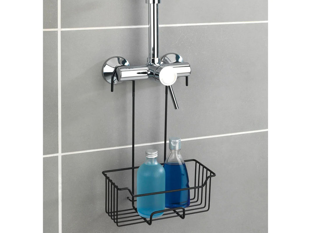 WENKO Thermostat-Dusch-Caddy Milo in Schwarz matt - Bild 2