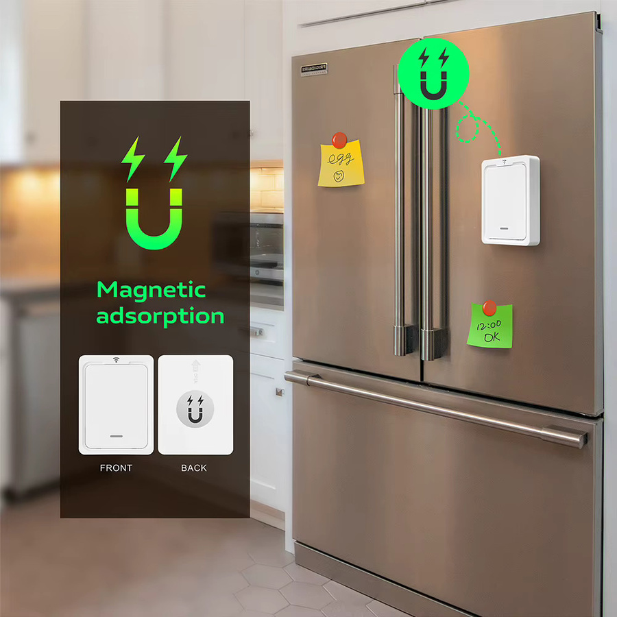 Tedeligo Drahtlose Fernbedienung Steckdose 433 MHz, Smart Schalter 220 V 15A EV1527 Code, Farbe: Weiß - Bild 2