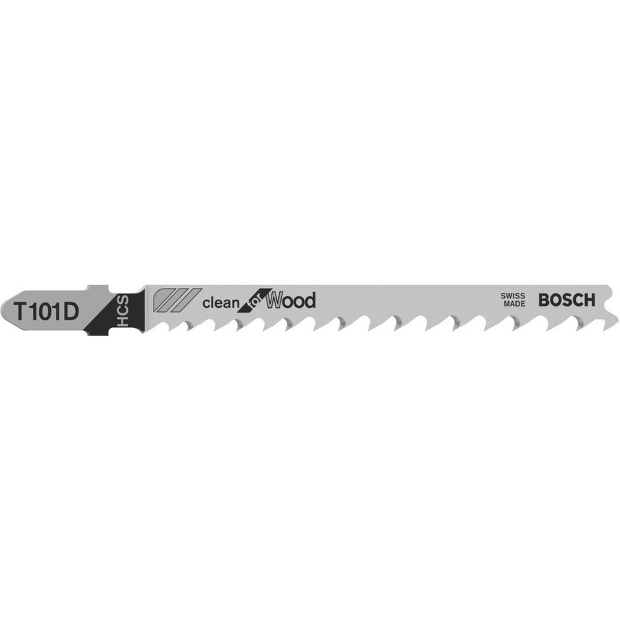 Bosch Stichsägeblatt T 101 D Clean for Wood aus HCS für Holz und Kunststoff, 5er-Pack - Bild 2