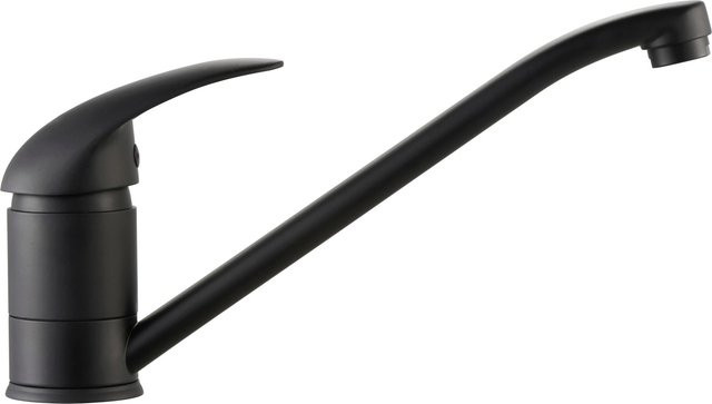 baliv Küchenarmatur KI-1520 Einhebelmischer mit Schwenkauslauf in Schwarz Matt - Bild 1