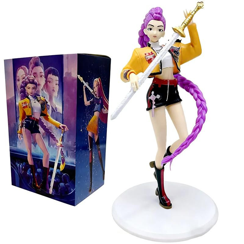 Fashnics Anime KPop Teufelsjäger Rumi Puppe aus Vinyl mit Maske und Box, Höhe: 20 cm - Bild 2