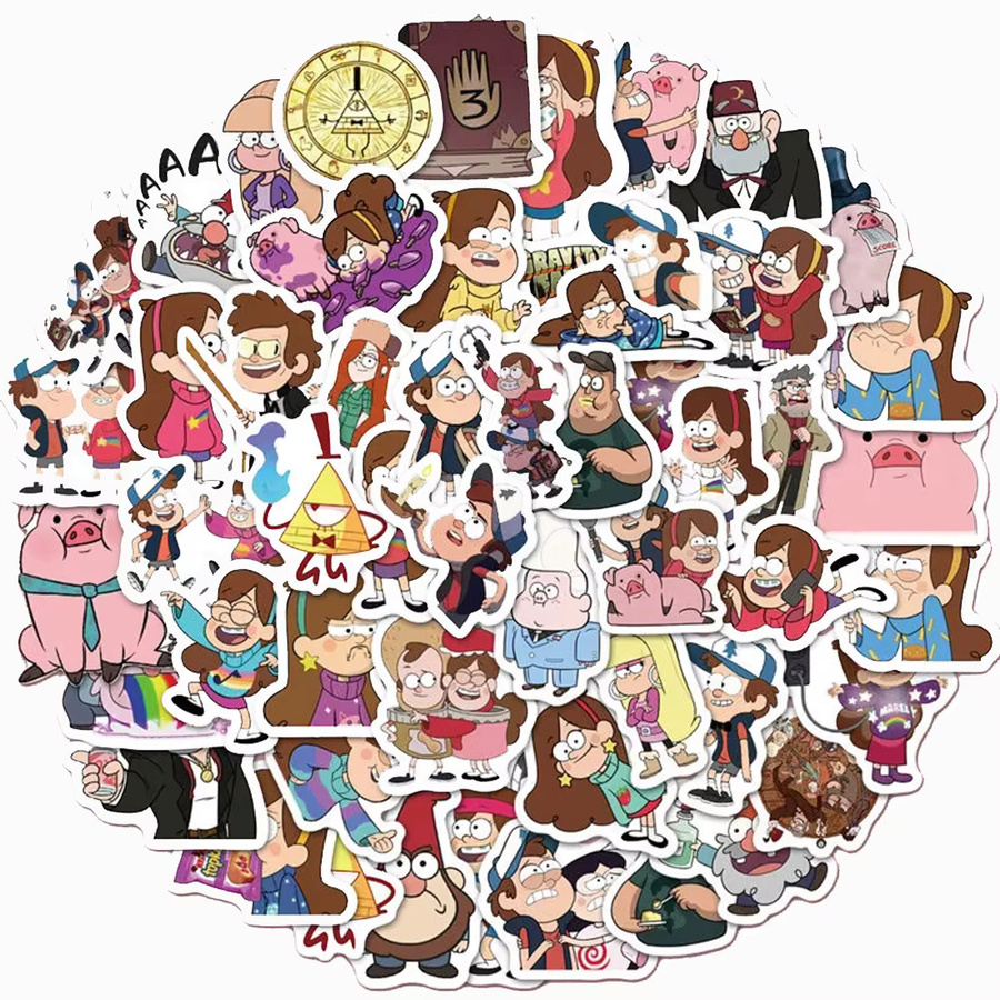 Disney Gravity Falls Aufkleber, Cartoon-Sticker, Bunt / Mehrfarbig - Bild 2
