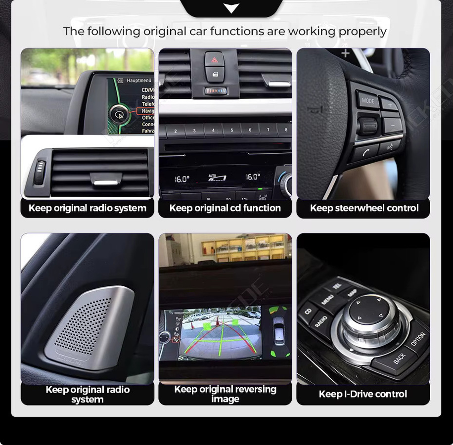 MEKEDE Android 14 Autoradio mit 128GB Speicher und Wireless CarPlay für BMW X1 E84 2009 - 2015, 8-Kern Multimedia-Player mit DSP und GPS, Schwarz - Bild 4