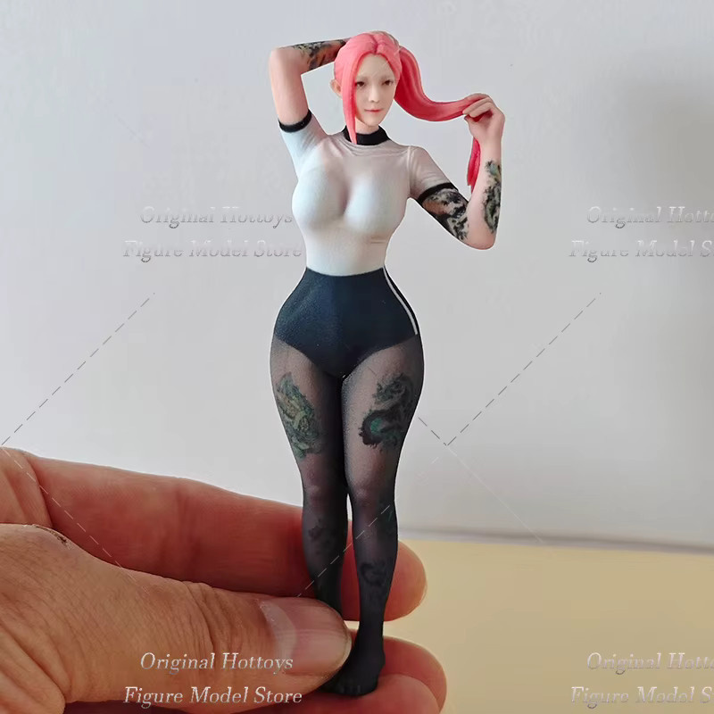 Hot Toys Actionfigur Weibliche Soldatin mit Sporttattoo im 1/18 Maßstab, Mini-Skulptur Modell-Sammlung, Höhe: 9,5 cm - Bild 2