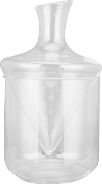 aimo Glaskaraffe mit Eiskübel-Set in Transparent, 1000 ml, ideal für Wein, Cocktails und Champagner-Belüfter - Bild 1