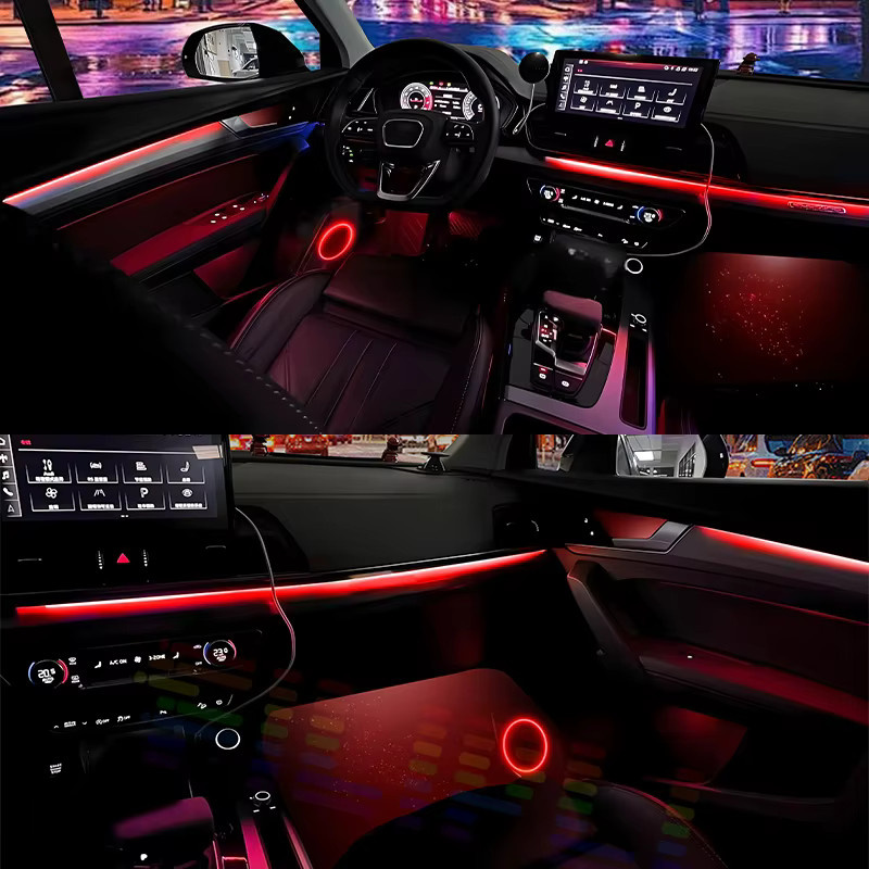 FILIPLI LED Innenraum-Ambientebeleuchtung für VW Golf 7 2013-2014 mit RGB-Farben, App-Steuerung via WiFi und Bluetooth sowie Antibeschlag-Funktion - Bild 2