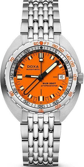 Doxa SUB 250T GMT Professional Armbanduhr, Automatik, Edelstahl, 40 mm, Unisex - Bild 1