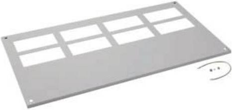 Hager Verschlussplatte FZ744D aus Stahl in Grau, B: 110,0 cm, H: 2,0 cm - Bild 1