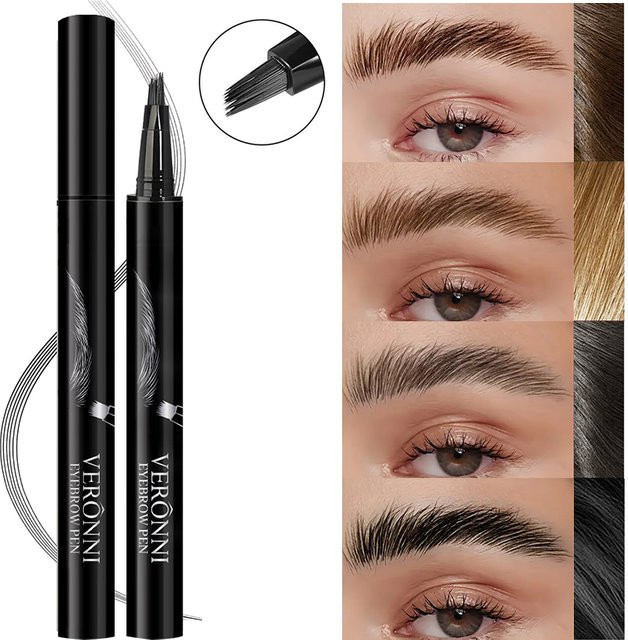 VERONNI Augenbrauenstift, Flüssig, 4 Farben, Unisex - Bild 1