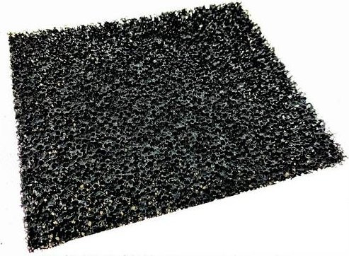 Brüder Mannesmann Aktivkohlefilter Schwarz, 6 Stück, L: 14,0 cm, B: 12,0 cm, H: 0,8 cm - Bild 1