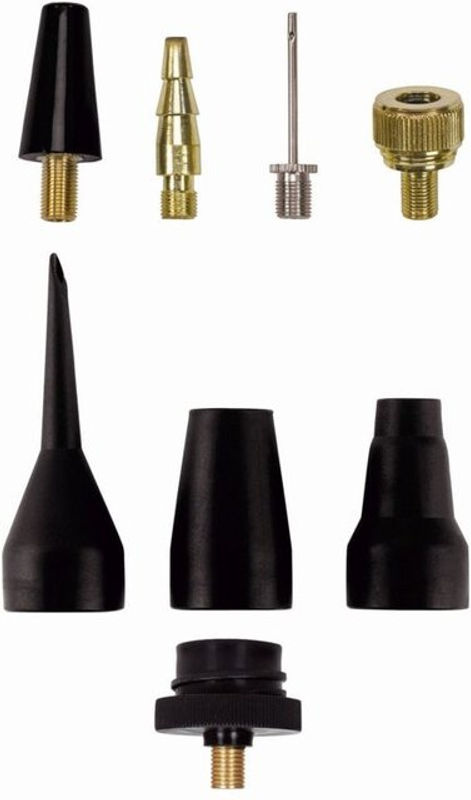 Einhell Druckluft-Aufblas-Adapter-Set 8-teilig in Schwarz und Gold - Bild 2